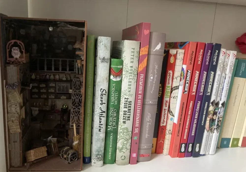 Book nook DIY - jak zrobić miniaturową scenę na półkę
