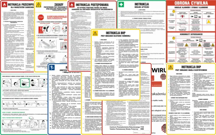 Zdjęcie Jakiego koloru oznaczona jest instrukcja bhp? Poznaj ważne informacje