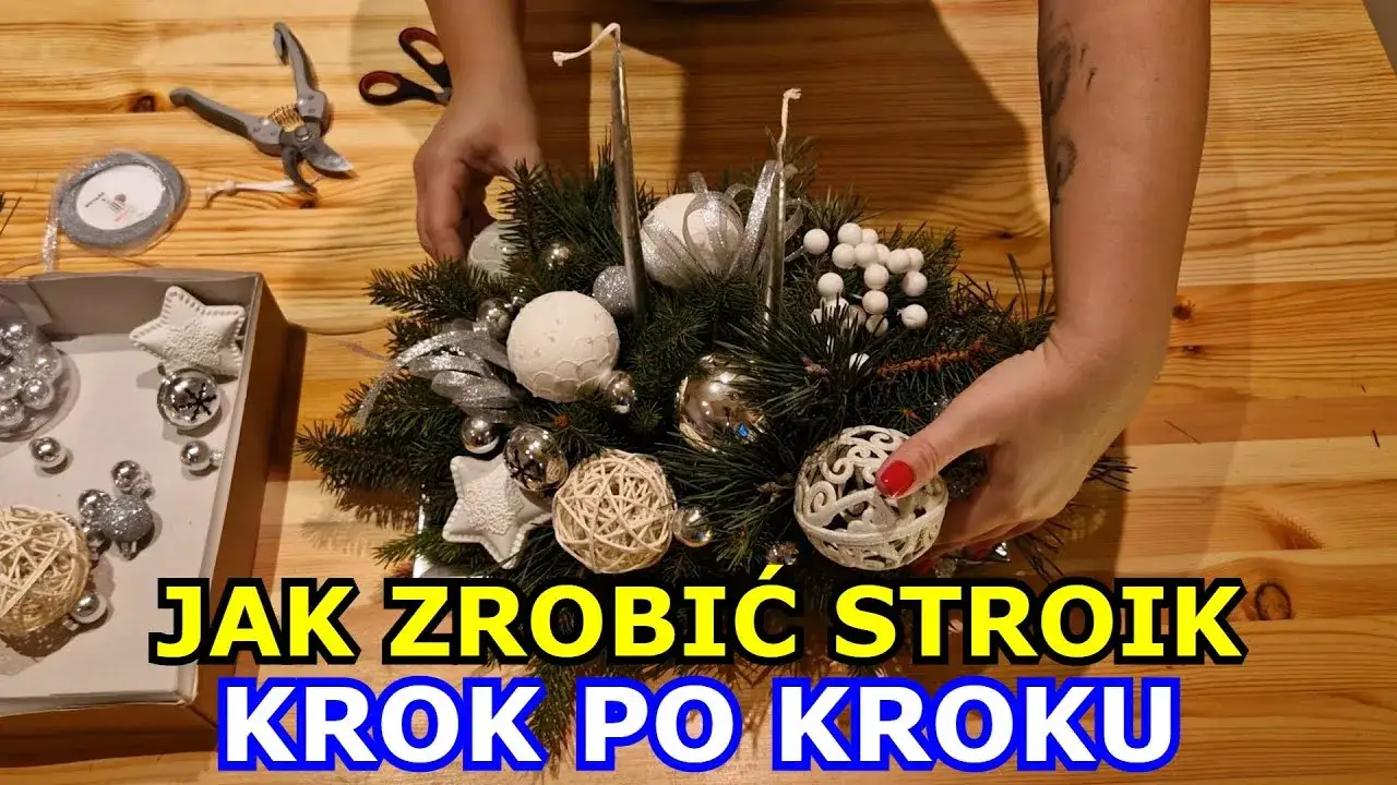 Zdjęcie Stroiki świąteczne jak zrobić samemu - proste i piękne dekoracje na święta
