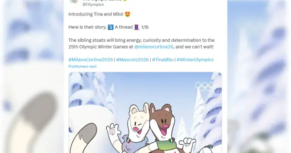 Tina i Milo - maskotki igrzysk olimpijskich i paralimpijskich