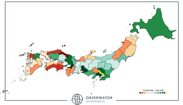 Powierzchnia Japonii - ile wynosi i jak wypada na tle Polski