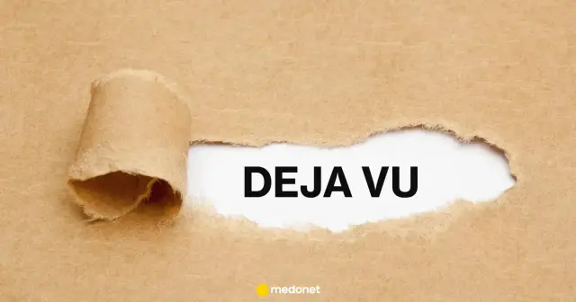Rozdarty papier odsłania napis "DEJA VU". Czy to już kiedyś widziałem?
